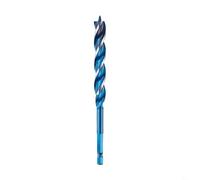 Punta da trapano a trivella per legno in acciaio al carbonio da 6-32 mm, con gambo esagonale, quattro scanalature, design a tre fessure, per la lavorazione del legno, lunghezza 155 mm (12 mm)