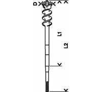 Punta da trapano BOSCH SDS-max-9 Break Through 65 x 450 x 600 mm 1618596459