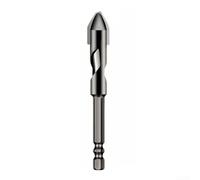 Punta da trapano eccentrica professionale con gambo esagonale per trapano precisa per piastrelle, legno, vetro, plastica, parete, cemento, include testa inclinata e doppio scanalatura a U (12 mm)