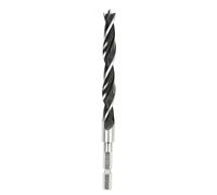 Punta da trapano for legno a tre punte con gambo esagonale, supporto for trapano, trapano elettrico, testa rotante, foro speciale for assi di legno(5mm,7PCS)