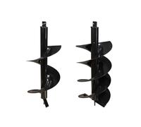 Punta da Trapano for trivella da Terra da 300 mm × 800 mm Adatta for trivella a Benzina, Accessori for Utensili elettrici for trivellazione di Pali, Larghezza 30 cm(Double Blade)