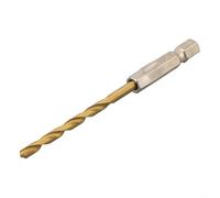 Punta da trapano HSS con codolo esagonale da 1/4 rivestito per legno, plastica, alluminio, ferro e substrati simili (3,5 mm)
