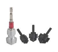 Punta da trapano in PPR con design a gradini e adattatore esagonale da 6,35 mm per un'espansione accurata di tubi dell'acqua da 1/2 3/4 per tubi dell'acqua PPE PPR da 1 pollice (C)