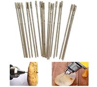 Punta da trapano lapidario - Punte da lapidario rivestite in diamante da 1 mm, punte a punta solida, punta da trapano agata per gioielli in agata 20 pezzi/confezione