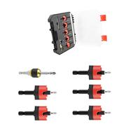 Punta da trapano multiuso con rotazione dei cuscinetti liscia e meccanismo di controllo della profondità del legno, gradino multiuso con cuscinetto