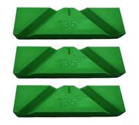 Punta da trapano per affilatura di punte costruita per una maggiore durata e precisione nel ripristino di angoli di 118 gradi e 135 gradi (3 pezzi, verde 135°)
