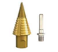 Punta da trapano per spaccare il legno con testa rimovibile a cambio rapido per trapano SDS e gambo quadrato, adatta per la preparazione di legna da ardere bagnata e asciutta (gambo esagonale)