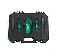 Punta da trapano per spaccare il legno, per trapano SDS e con gambo quadrato, con albero rimovibile e design a cambio rapido, ottimizzata per la preparazione di tronchi bagnati e asciutti (set di