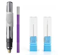 Punta da trapano scorrevole in lega U8 e perforatrice per rimuovere viti spogliate dai PCB del telefono, estrattore in lega di acciaio con design antiscivolo, include supporto e opzioni di penna