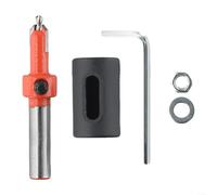 Punta da trapano svasata con gambo rotondo da 8 mm e meccanismo di arresto di precisione per profondità controllata nelle attività di fissaggio della lavorazione del legno (2,8 × 8)