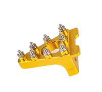 Punta del pedale del freno posteriore CNC for moto compatibile con CRF50 XR50 SDG SSR 70 90 107 110 125CC Dirt Bike(Yellow)