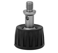 Punta del Piede in Gomma Piedino Monopiede in Gomma da 37 Mm Base Grande Piedino in Acciaio Inossidabile Tr Piedini di Supporto Filettatura da 3 8 Pollici Piedino Monopiede in