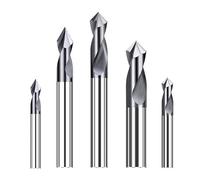 Punta del Router di CNC Spot Drill 0.5-20mm 60 90 120 gradi Smusso Mulino Stub Posizione iniziale Punta centrale Fresa Fresa in metallo duro (Color : D6XR60X50L, Size : For Aluminum)