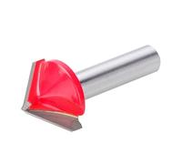 Punta Del Router For Legno 8mm Gambo A V Punta For Incisione 3D 90 Gradi Fresa In Metallo Duro Diametro 22 32mm Fresa For Legno(8x22mm 90D)