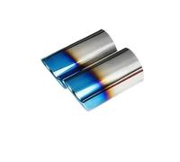 Punta Del Silenziatore Di Scarico Dell'auto Per VW Per Tiguan 2 2016 2017 2018 2019 2020 Terminale Di Scarico Terminale Di Scarico Per Auto(2 PCS BLUE)