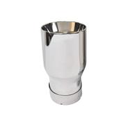 Punta Del Silenziatore Lucidante Con Bordo Smussato In Acciaio Inossidabile Lucido Da 1 Pezzo Tubo Di Scappamento(67-101mm)