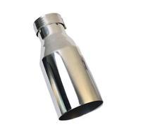 Punta Del Silenziatore Monostrato Per Tubo Di Scarico In Acciaio Inossidabile Con Bordo Piatto Modificato Da 1 Pezzo Terminale Scarico Auto(IN 60 Out 76 mm)