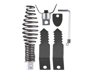 Punta di coclea per trapano, kit di testa di taglio per pulizia di tubazioni - Sbocco con strumento per riparazione idraulica commerciale bagno lavello casa