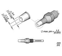 Punta di saldatura D530005: per saldatrici 3,4 x 1,5 mm JBC TOOLS