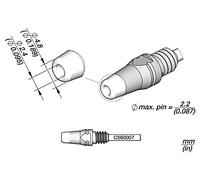 Punta di saldatura D530007: per saldatrici 4,8 x 2,4 mm JBC TOOLS