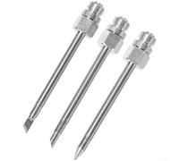 Punta di saldatura di precisione 8 W serie 510 forme coniche a scalpello | Ricarica rapida USB-C, modalità a bassa potenza da 8 W, punte coniche e a scalpello, dimensioni compatte da 51 mm