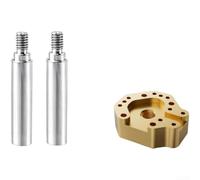 Punta di saldatura in ottone non standard per PS5 | per ps4, per xbox, per Switch per Pro Controller Fix, alto trasferimento di calore dissaldatura strumento 33x6.5mm (argento)