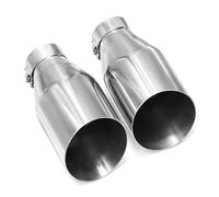Punta di scarico dell'auto Silenziatore universale per punta di scarico 2 pezzi per ugello per BMW per VW per Golf 5 7 GTI(ID60MMOD101MM)