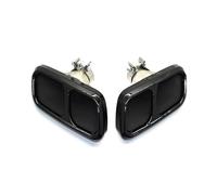 Punta Di Scarico Per Auto Punta Per Silenziatore Per Tubo Scarico In Acciaio Inossidabile Quad Per Range Rover Con SVR 2018-2020(Black)