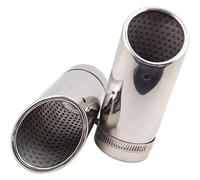 punta di scarico Per Mercedes Per Benz C180 2 Pezzi Tubi In Acciaio Inossidabile Cromati Terminali Scarico