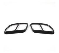 punta di scarico Per Volvo Per XC60 2014-2017 Tubo Scarico Doppio Posteriore Acciaio Inox Nero Auto Tubi Terminali