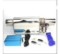 Punta di Scarico Scarico 2.5" In Valvola Interruzione Elettrica Dello Con Interruttore Controllo Remoto Elettronico Tubo Silenziatore Tubo Suono Marmitta(76mm)