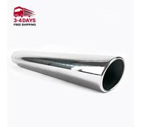 Punta di scarico stile 4x4 - ingresso 2,5 pollici uscita 3,1 pollici