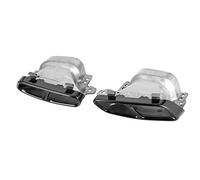 Punta di Scarico, Yctze 2 Pezzi Punte di Scarico Quadruple di Ricambio in Acciaio Inossidabile per AMG A45 W176 CLA45 C117 2013-2018(Galvanotecnica nero)