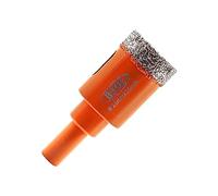 Punta diamantata a secco - BGTEC 1pc 1" 25mm Hole Saw per granito, marmo, muratura, calcestruzzo, piastrelle/ceramica, vetro, plastica dura, kit di punte diamantate brasate sotto vuoto