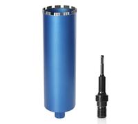 Punta diamantata per trapano a corona con turbo, incl. SDS-Plus, 1 1/4", Ø 102 mm, lunghezza totale 460 mm, trapano a secco a umido per calcestruzzo