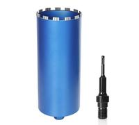 Punta diamantata per trapano a nucleo, Turbo con SDS-Plus - 1 1/4", Ø 122 mm, lunghezza totale 460 mm, in lega di metallo, fresa a secco e a umido, punta per carotaggio per calcestruzzo