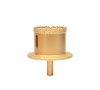 Punta diamantata saldata sottovuoto, Triangular Handle Vacuum Brazed Diamond Core Drill Bit for Masonry Tile Multiple Sizes(45-65mm)