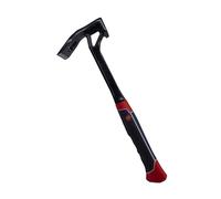 Punta dritta per intagliare il legno, martello e avviatore magnetico per chiodi - Acciaio forgiato trattato termicamente, costruzione non saldata, manico ergonomico in TPR ammortizzante, 0,8 kg