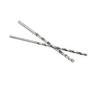 Punta elicoidale a gambo diritto Set di 5 punte da trapano in acciaio rapido HSS extra lunghe da 2 mm/3 mm/3,5 mm/4 mm/5 mm