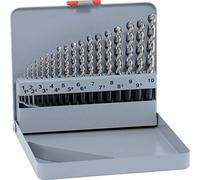 Punta elicoidale HSS Cobalt Forte alpen, breve, DIN 338, diametro 1-10 x 0,5 mm di 19-pezzi set in metallo Cassetta, 100619100