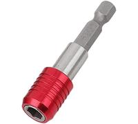 Punta esagonale per trapano con adattatore per attacco a codolo esagonale Supporto per cacciavite a presa a barra a sgancio rapido, singolo piccolo (60 mm) rosso, 2,36 poBellissimo design