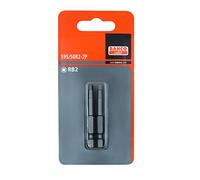 Punta estándar 1/4" para tornillos Robertson #3 de 50 mm (2 piezas/blíster)