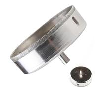 Punta for trapano for vetro, arrotondamento e lucidatura di perline di Buddha, sega a tazza diamantata for ceramica, 110 mm