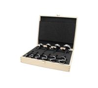 Punta Forstner Black Shark Pro 10 pz. Cassetta inserti Ø 15-20-25-26-30-35-40-45-50-55 mm.