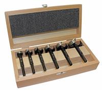 Punta Forstner Black Shark Pro 6 pz. Cassetta inserti Ø 20-25-30-35-40-50 mm.