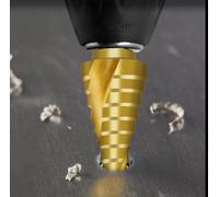 Punta Fresa Conica Per Trapano A Gradino Spirale Da 6 a 55mm Graduale