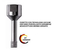 punta fresa foretto d. 5 mm per gres porcellanato a secco granito marmo VACUUM