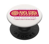 Punta Gorda Florida - Punta Gorda FL timbro da viaggio PopSockets PopGrip Adesivo