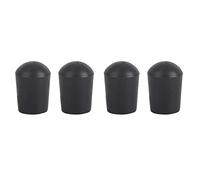 Punta in gomma Sunicon, punta in gomma nera da 4 pezzi per puntale per violoncello Protezione per strumenti con cappuccio antiscivolo