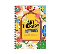 Punta Lavoro Terapeutico Per La Mentale Twin Coil Binding Journal Planner Per Benessere Del Benessere Emotivo Libro Terapia Artistica Professionale Pianificatore